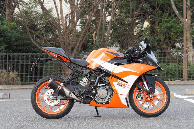 RC125 サイドビュー