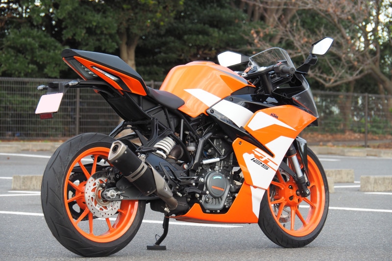 RC125リアビュー