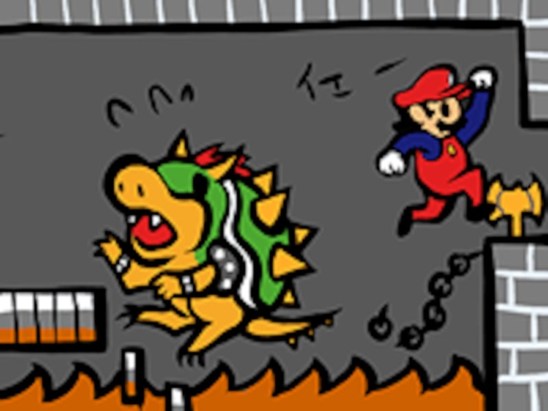 スーパーマリオブラザーズの図