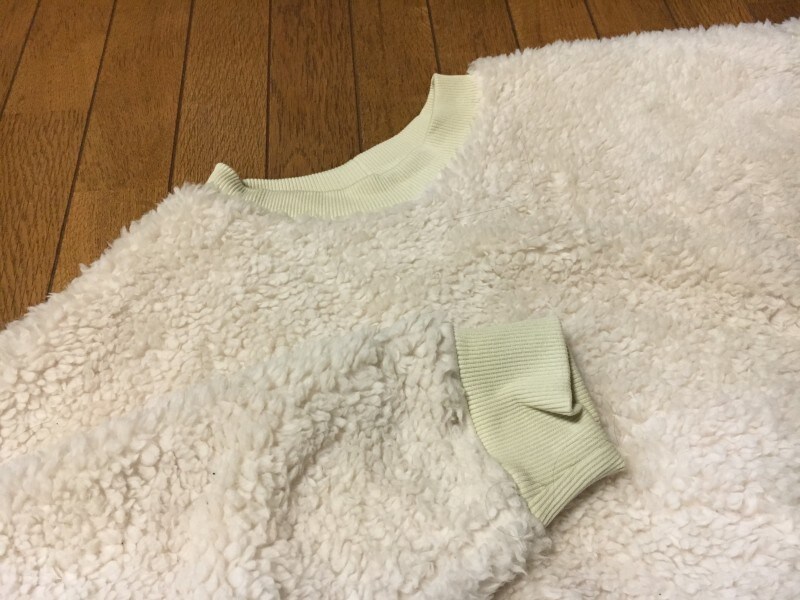 ユニクロボアフリースプルオーバー