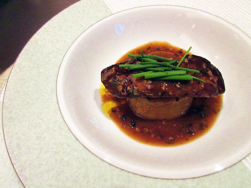 KIKKOMAN LIVE KITCHEN TOKYO （キッコーマン ライブキッチン 東京） 「クイーン・アリス」のスペシャリテでもある「フォアグラ大根」