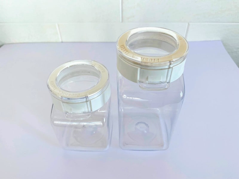 フレッシュロックの角型300mlと角型500ml