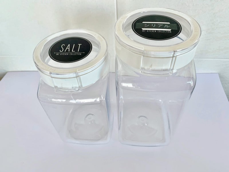 フレッシュロックの画像、左:角型1.4l、右:角型1.7l