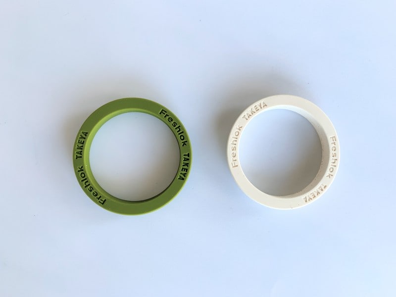 フレッシュロックのパッキンはグリーンと白がある