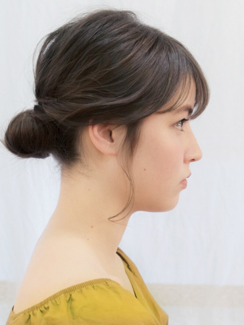 大人っぽい雰囲気のメッシーバン