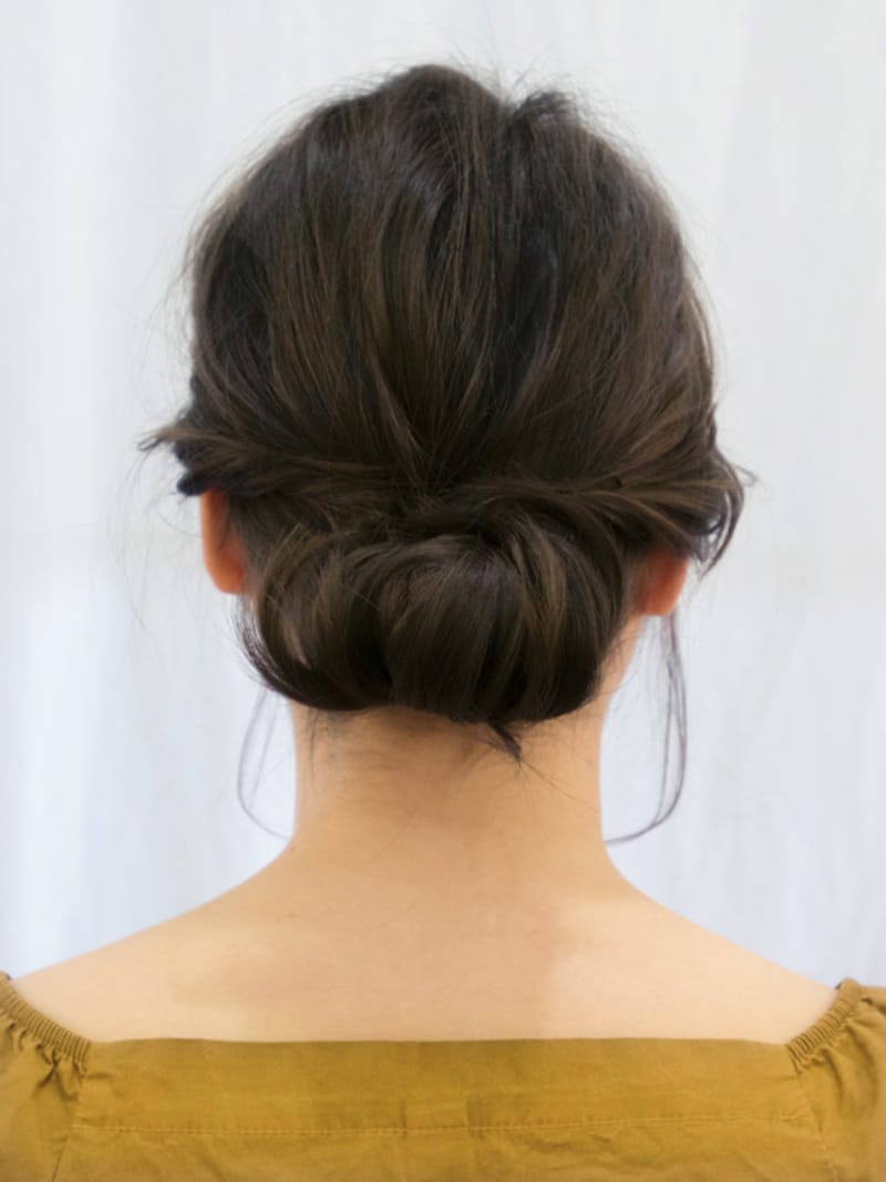 ほぐし終えた状態。ボリュームが出てカジュアルになる