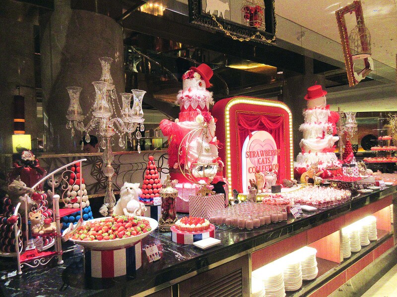 ヒルトン東京 メインのブッフェ台