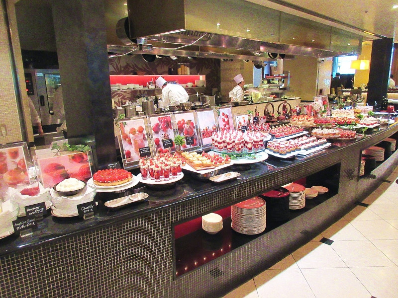ウェスティンホテル東京 メインのブッフェ台