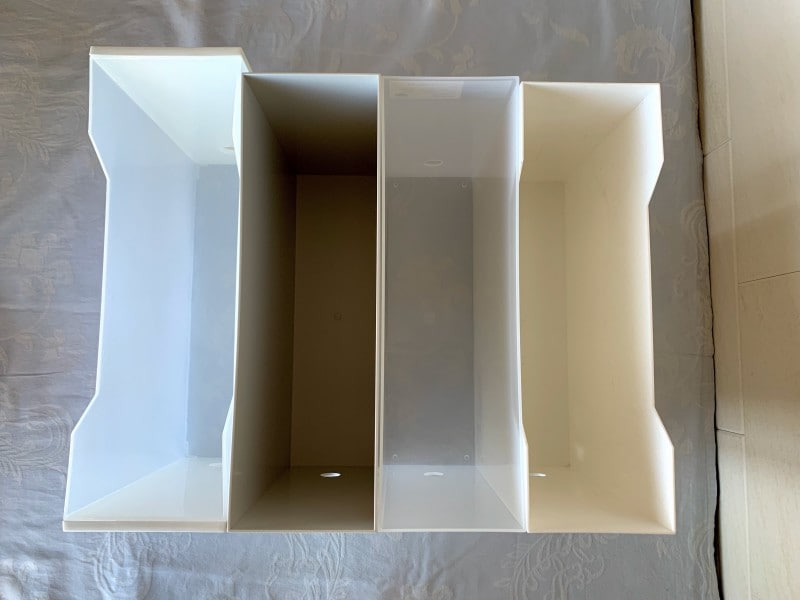 それぞれ奥行が少しずつ違う