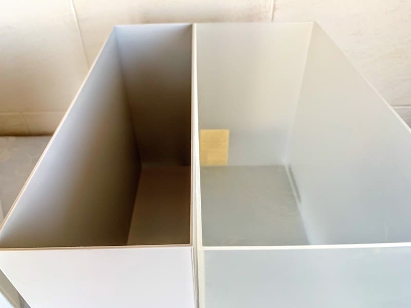 ファイルボックス同士が直線的でピッタリ