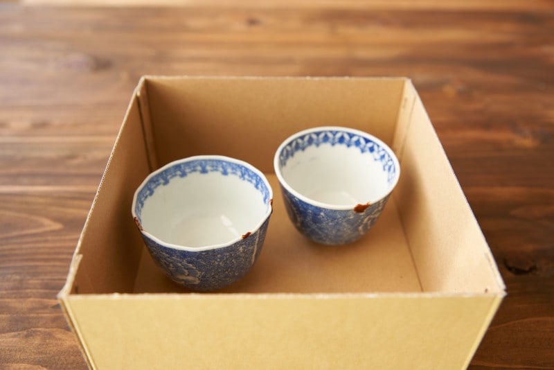 乾燥はセットが入った箱で