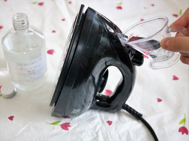 リネンウォーターをスチームアイロンに使うのがヨーロッパ流