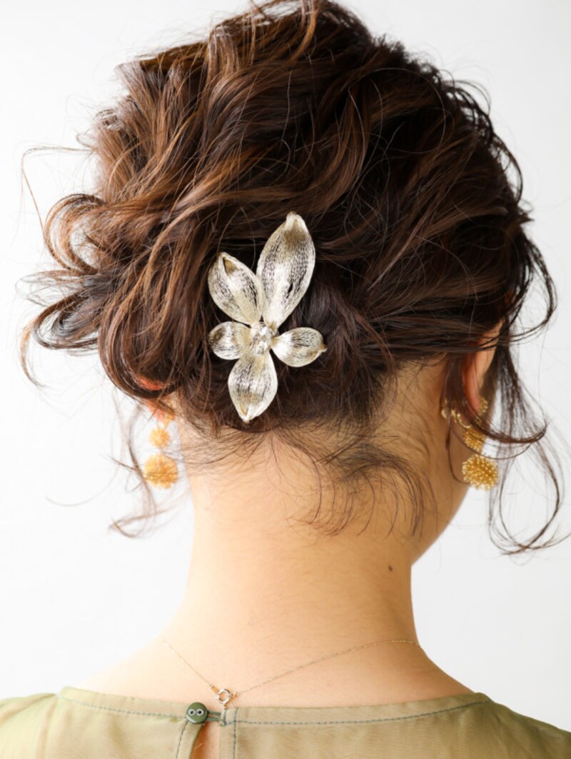 ボブレングスなのにしっかりまとめ髪!