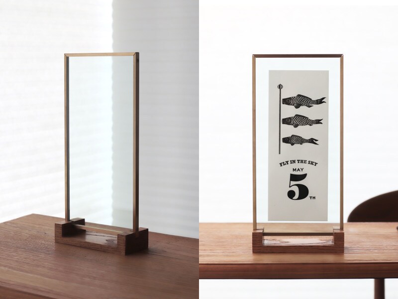 真鍮製のフレームでインテリアを格上げ！