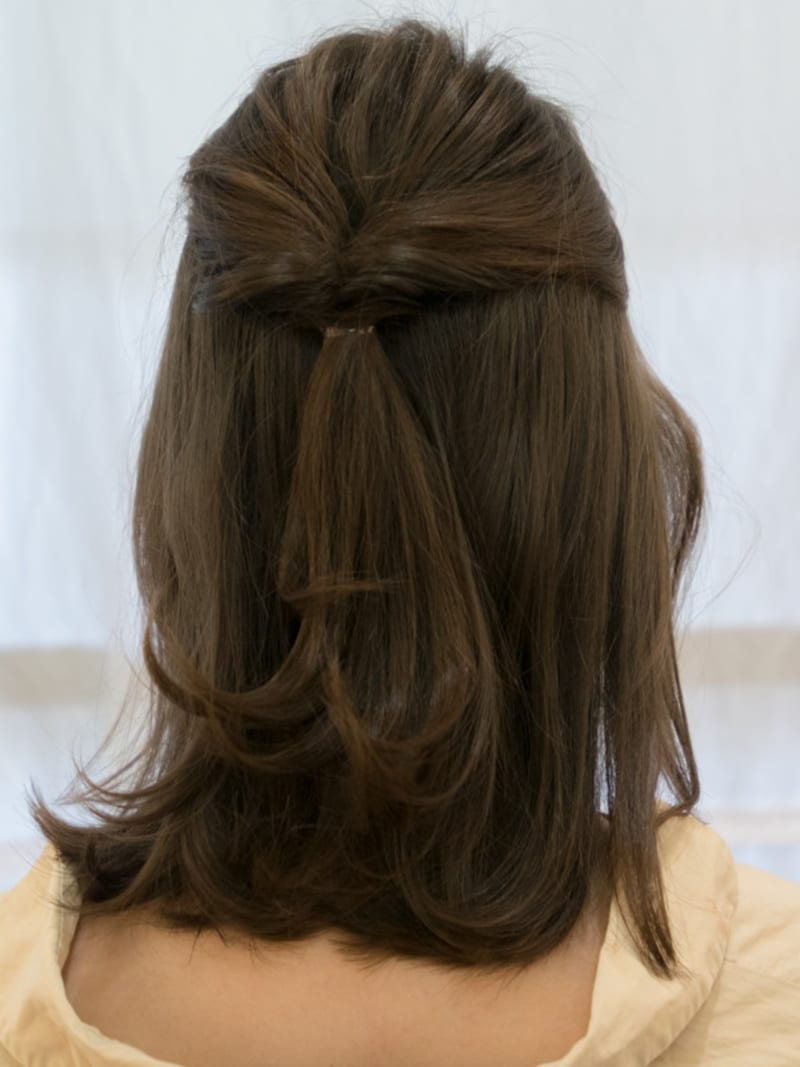 トップに自然な丸みが出る