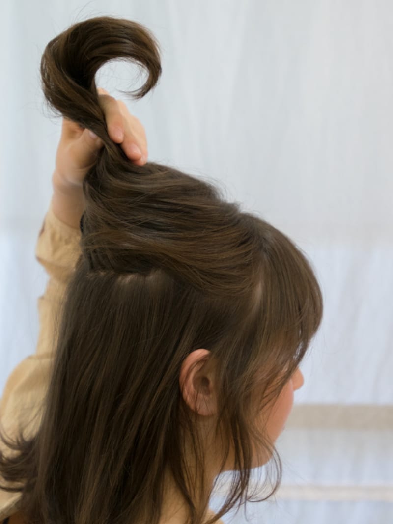 ザックリ分けとるとナチュラルに仕上がる