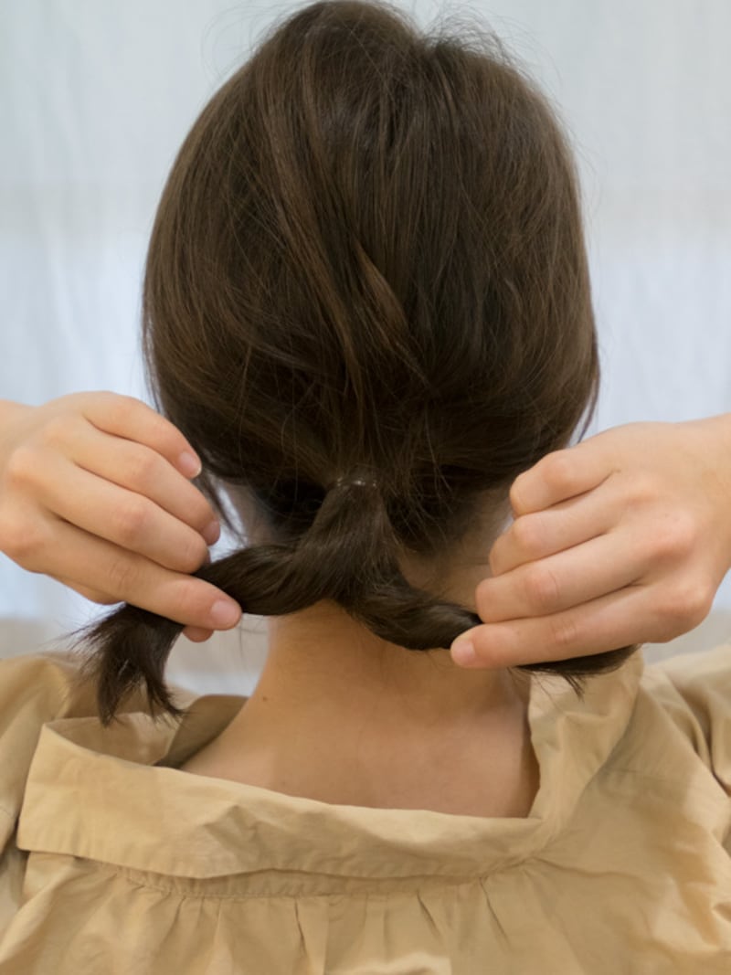 キツめにねじる