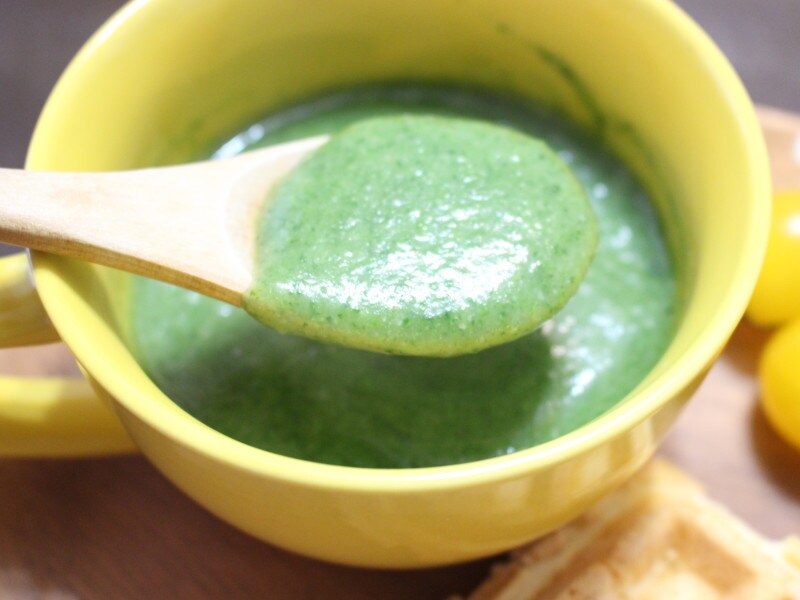 葉残りがほとんどなく、なめらかに仕上がりました