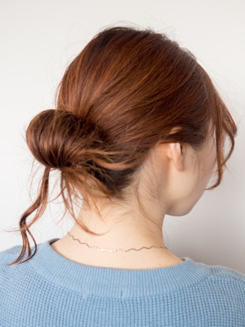 シニヨンメーカーの使い方