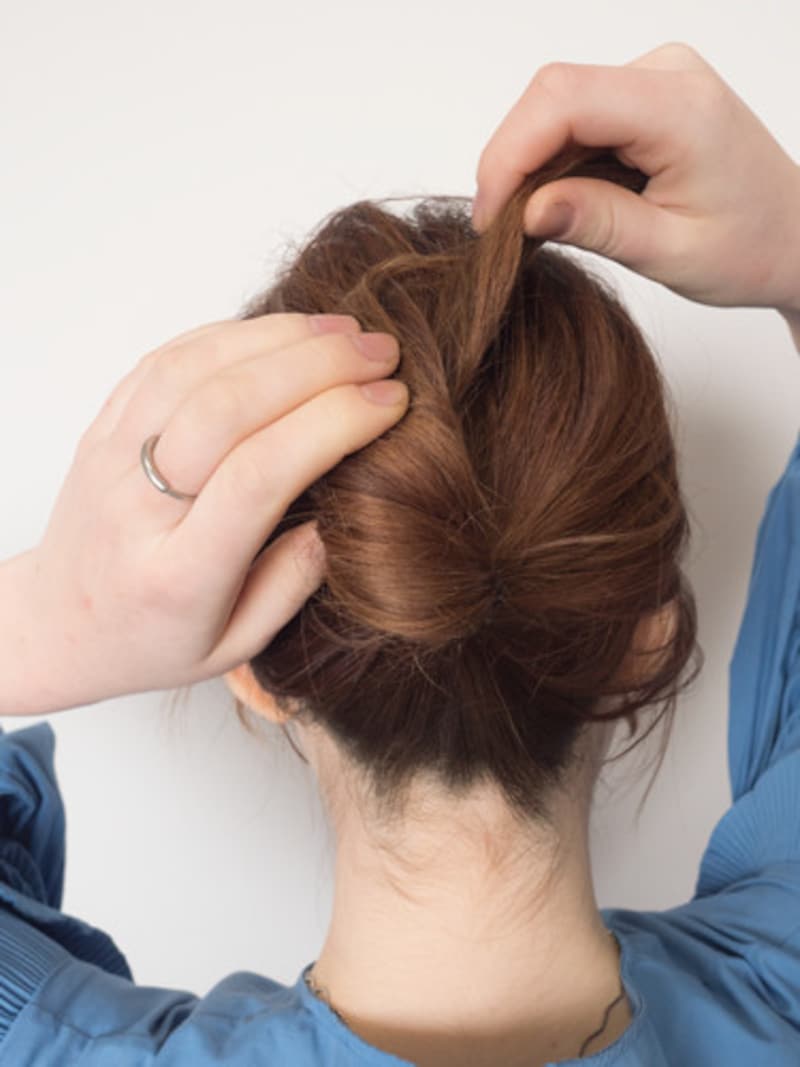 ３コインズの高見えヘアアクセ