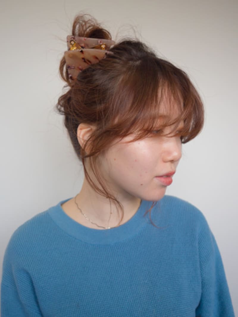 300円ショップの三角バンズクリップ