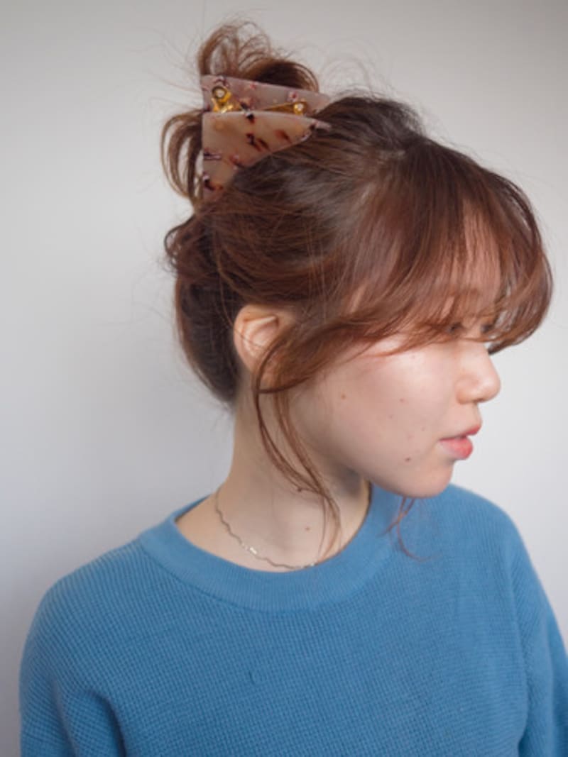 300円ショップの三角バンズクリップ