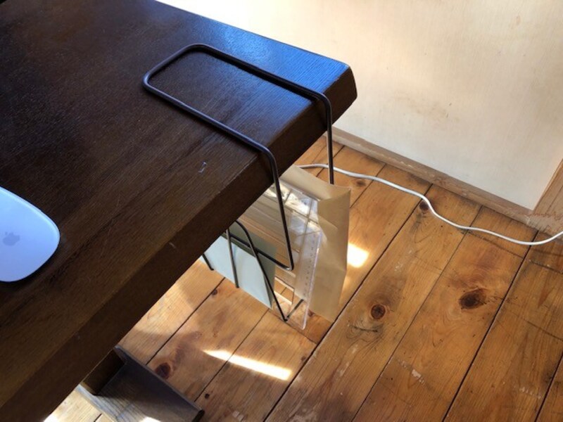 机にひっかけるだけなので、移動はらくらく。