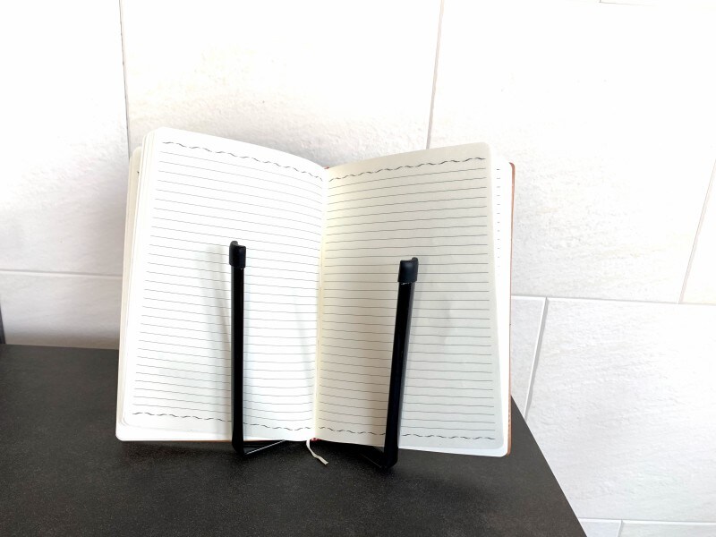 調理台の上でレシピを立てても便利