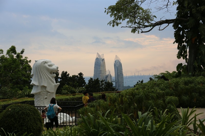 マウント・フェーバーのマーライオン