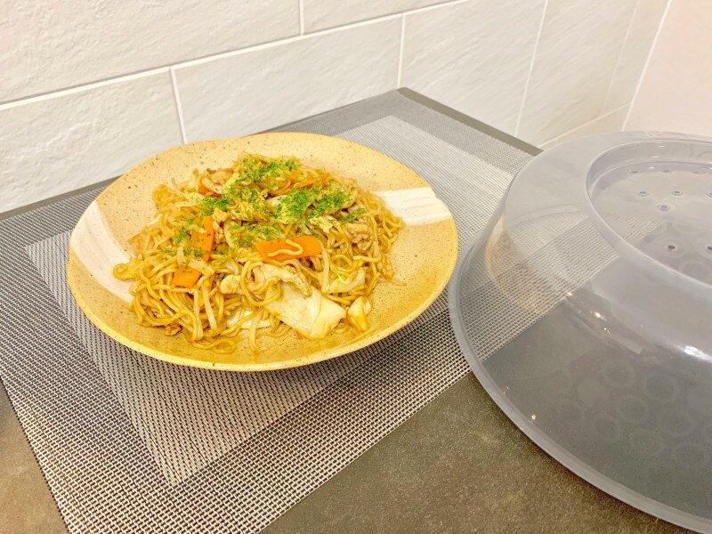 ラップだと料理が付いてしまいそうな物でも安心