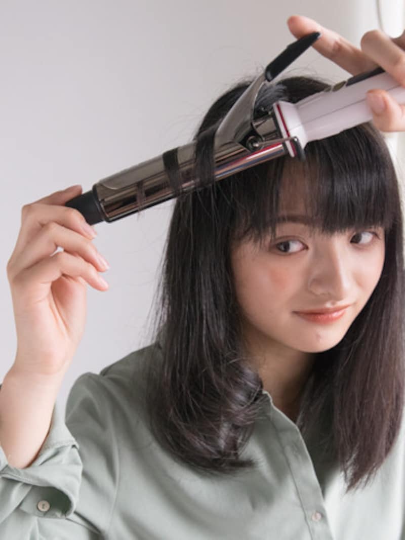 根元付近まで巻き込む