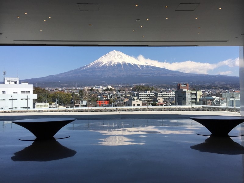 展望ホールからの富士ビュー