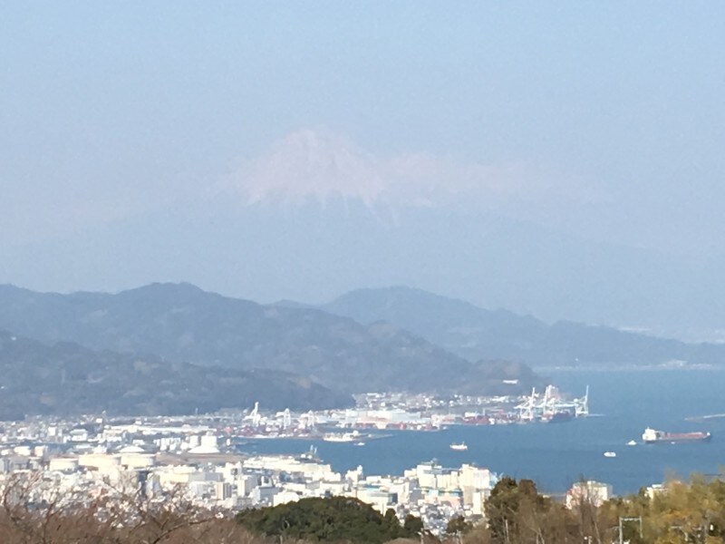 展望回廊からの富士山
