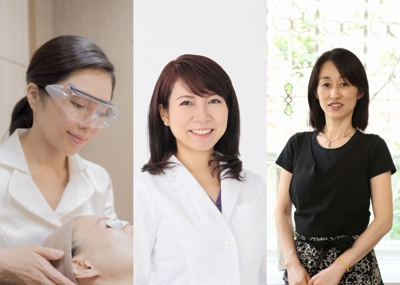 アンダーヘアの脱毛事情ならお任せあれ!左から慶田院長、佐治院長、松本オーナー