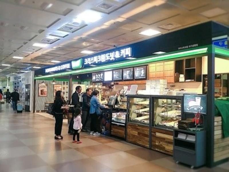 大邱国際空港内のクリスピークリーム