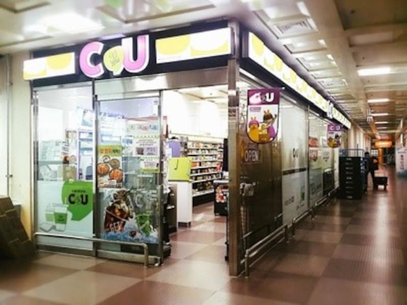 大邱国際空港内のコンビニエンスストア