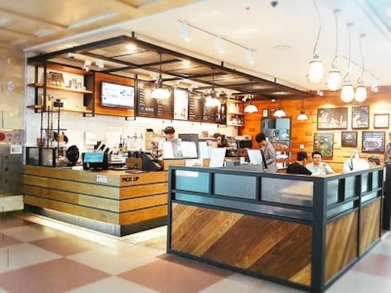 大邱国際空港内のカフェ