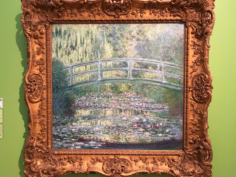 クロード・モネ『睡蓮の池』。人気の高い作品は、希に他館に貸し出しする以外は、なるべく展示するようにしている