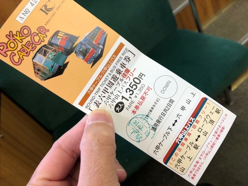 「表六甲収集乗車券」(1,350円)を購入!