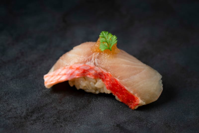 金目鯛の氷結熟成寿司