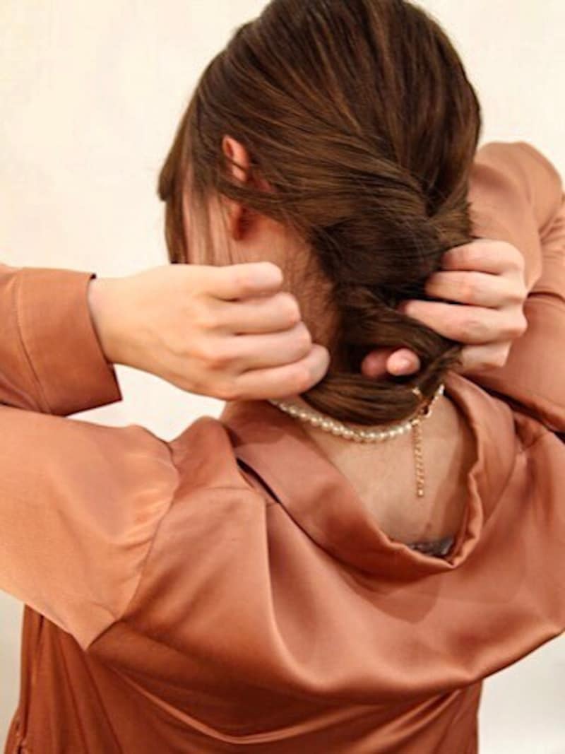 くるりんぱの穴を小さくするときれい