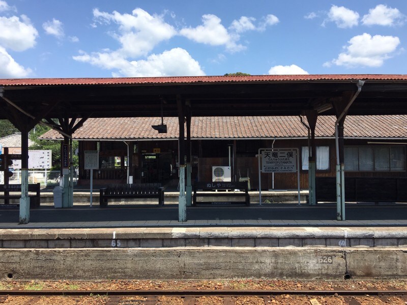天竜二俣駅上りプラットホーム