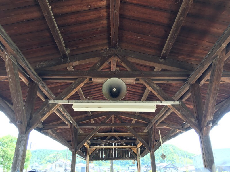 天竜二俣駅下り上屋