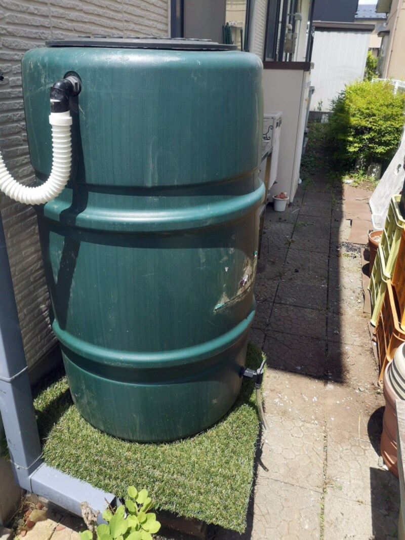 12年目のハーコスター社製雨水タンク