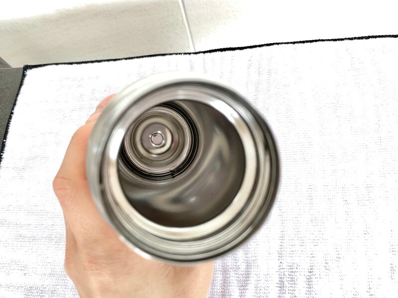 短時間でスッキリ乾いた水筒内