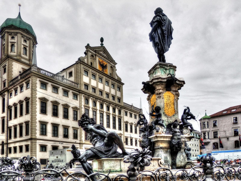 ドイツの世界遺産「アウクスブルクの水管理システム」、アウグストゥス噴水