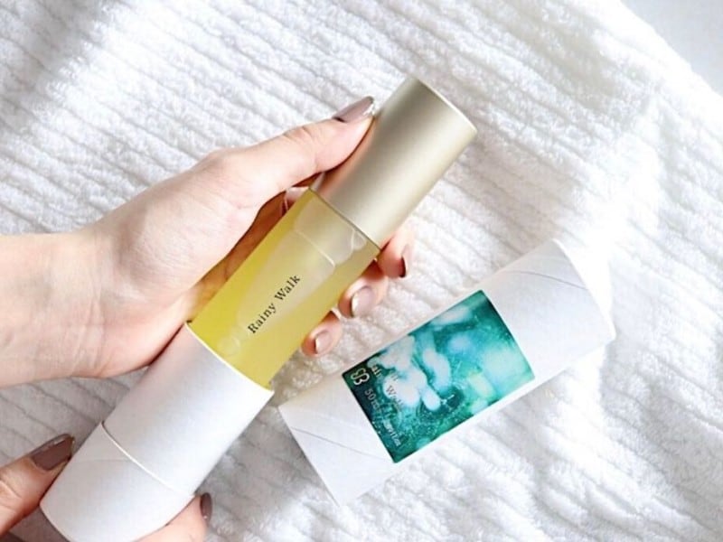 uka hair oil rainy walk