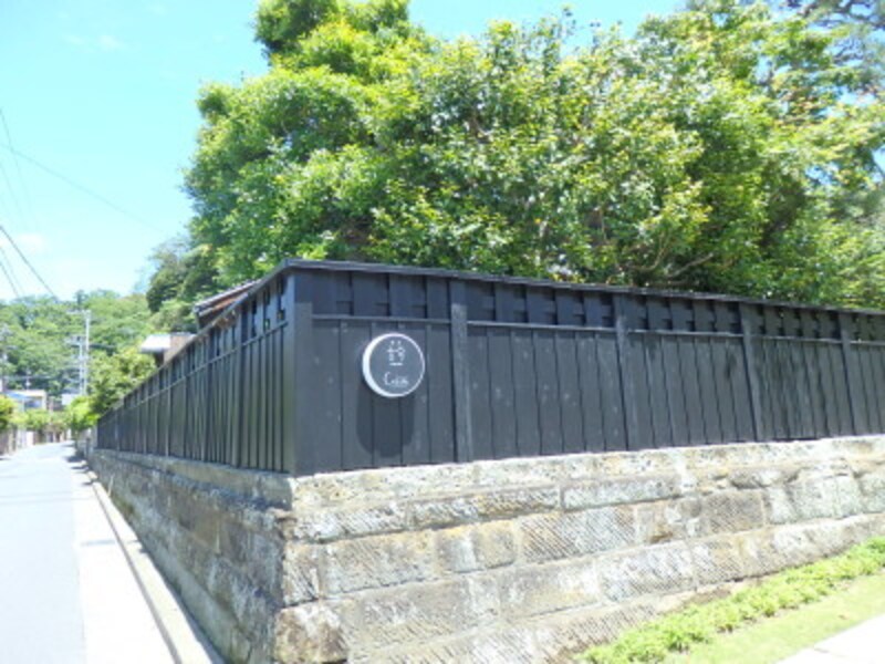 鎌倉古今の板塀