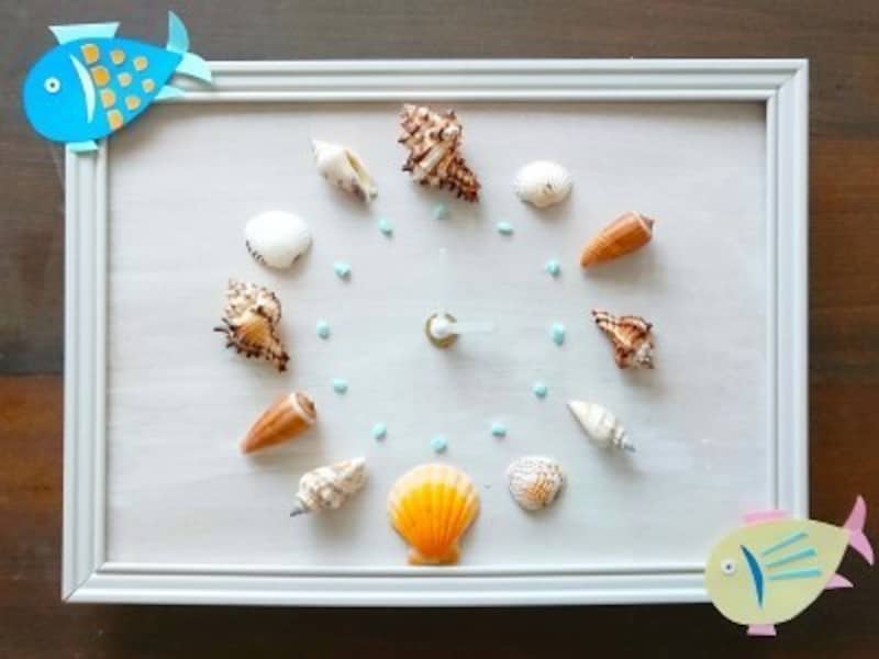 女の子の夏休み工作・自由研究工作 海の手作り時計