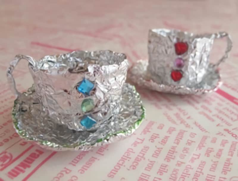 女の子の夏休み工作・自由研究工作 おもちゃのコーヒーカップ